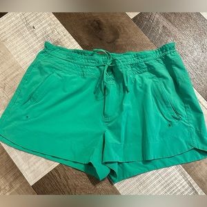 Athleta Kelly Green Hudson Boardshorts Sz 14
